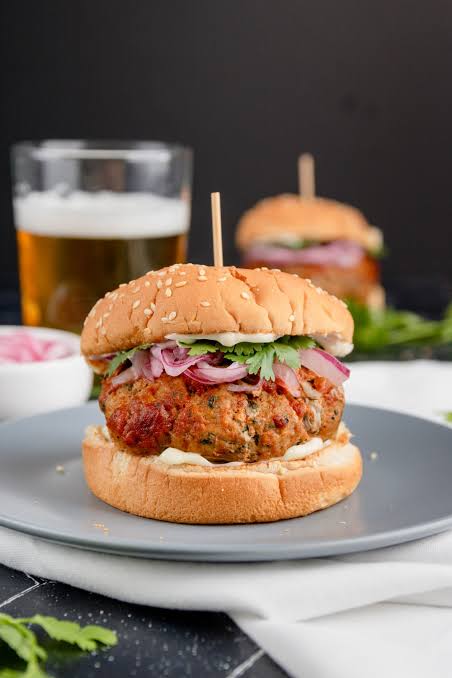 Chicken Tikka Burger